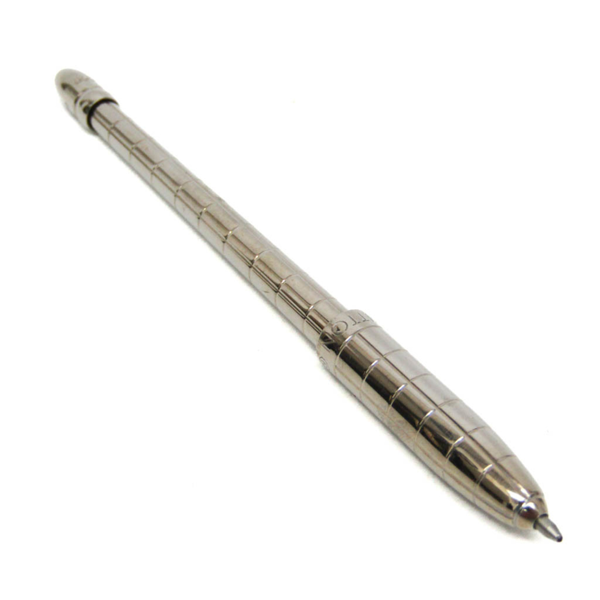 Louis Vuitton Stylo Agenda Gm N75001 Silver Ballpoint Pen Black Ink
